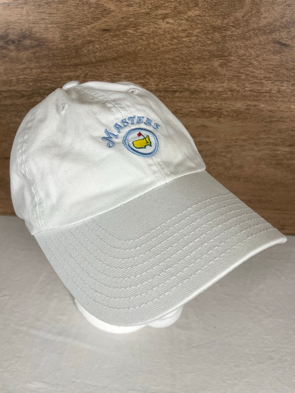 Masters Golf Tournament Hat White Adjustable Magnolia Lane Embroidered Cap